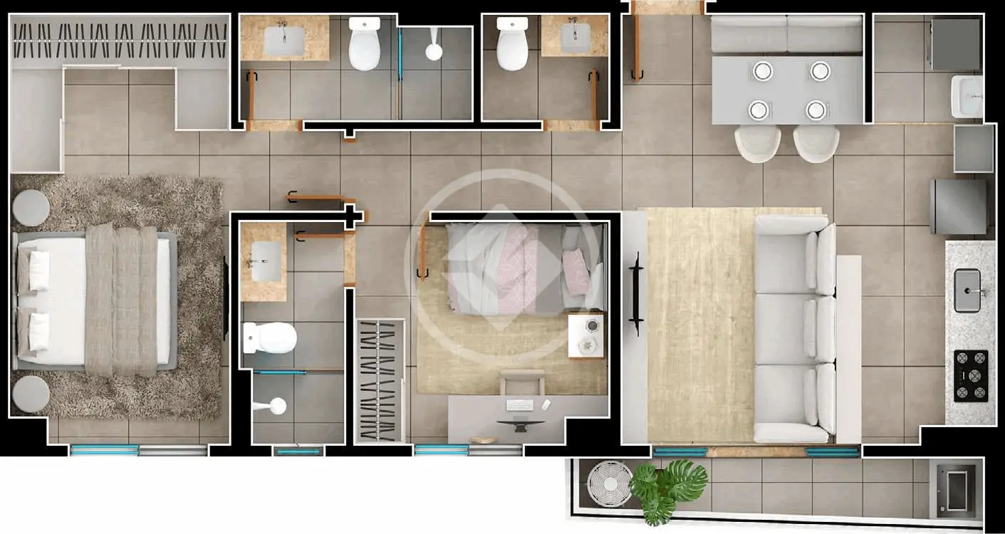 Imagem 2 - Apartamento em Setor Pedro Ludovico, Goiânia - GO