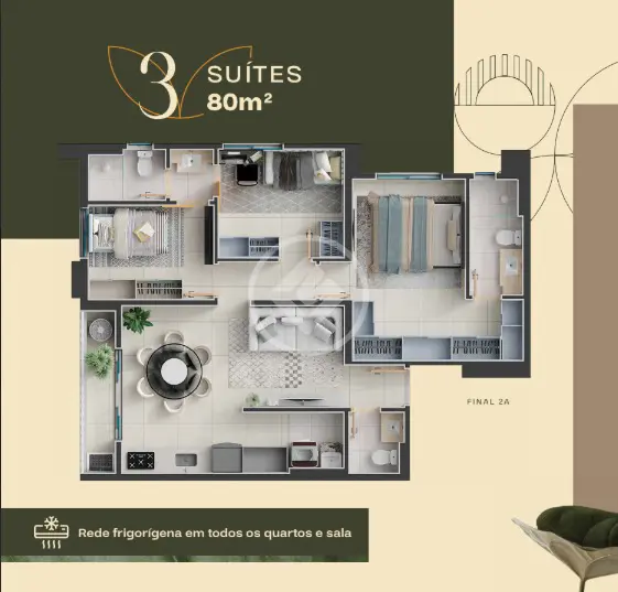 Imagem 1 - Apartamento em Nova Suiça, Goiânia - GO