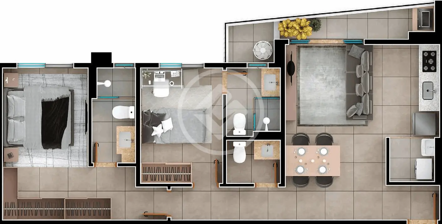 Imagem 3 - Apartamento em Setor Pedro Ludovico, Goiânia - GO