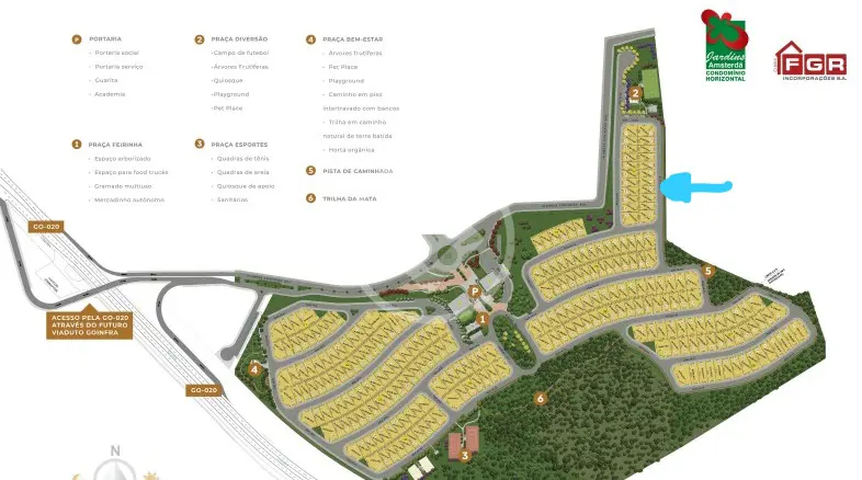Imagem 1 - Terreno Condomínio em Jardins Amsterdã, Goiânia - GO