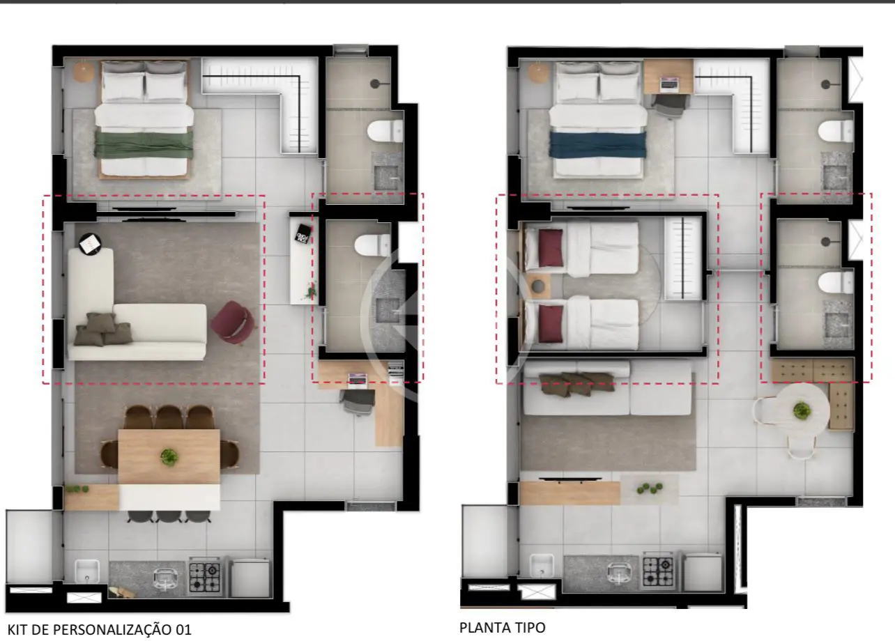 Imagem 4 - Loft / Studio em Setor Marista, Goiânia - GO