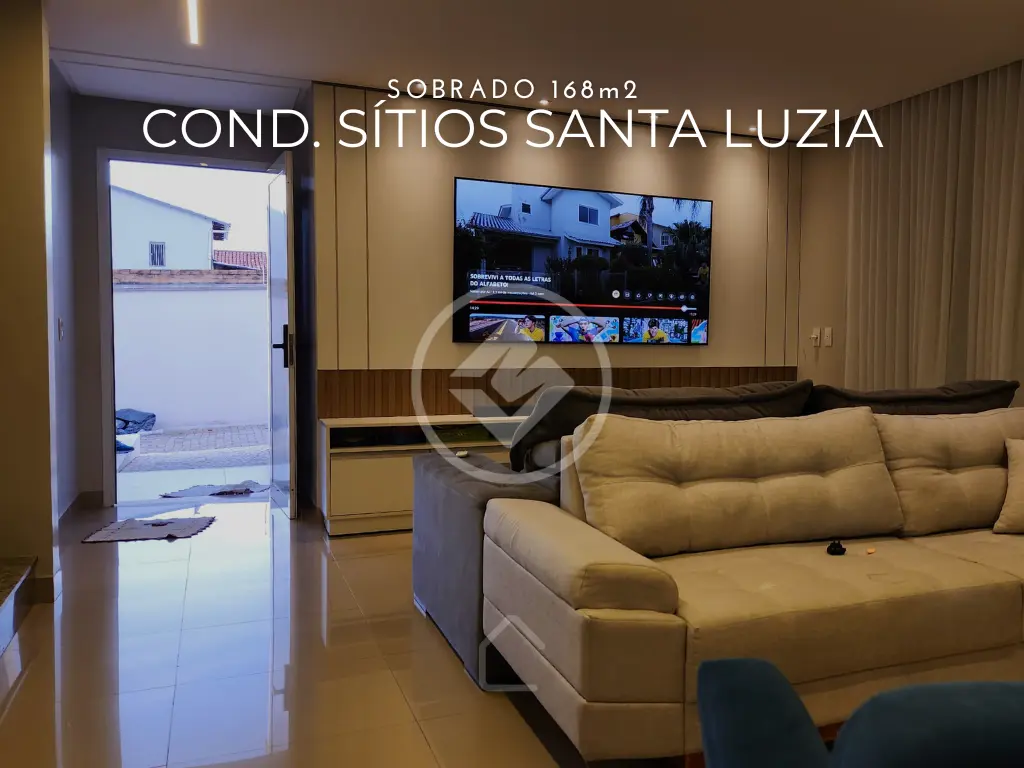 Sobrado Em Condomínio Sítios Santa Luzia, Aparecida de Goiânia - GO — foto 1