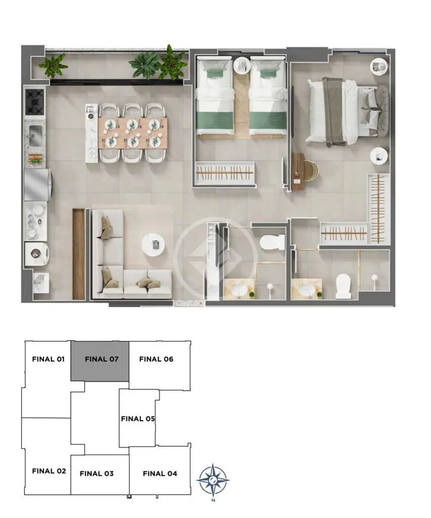 Imagem 3 - Apartamento em Jardim Goiás, Goiânia - GO