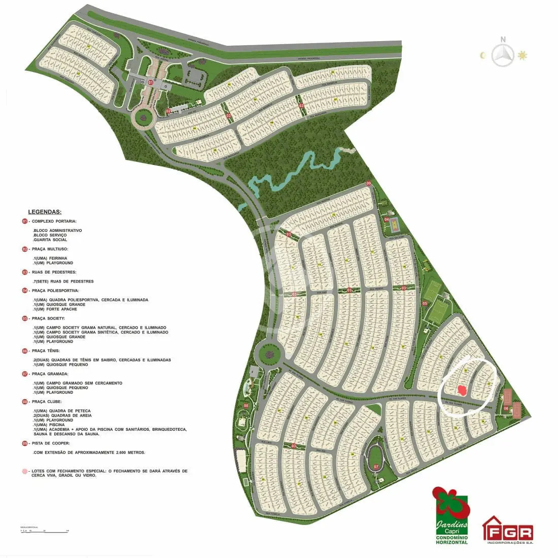 Imagem 1 - Terreno Condomínio em Jardins Capri, Senador Canedo - GO