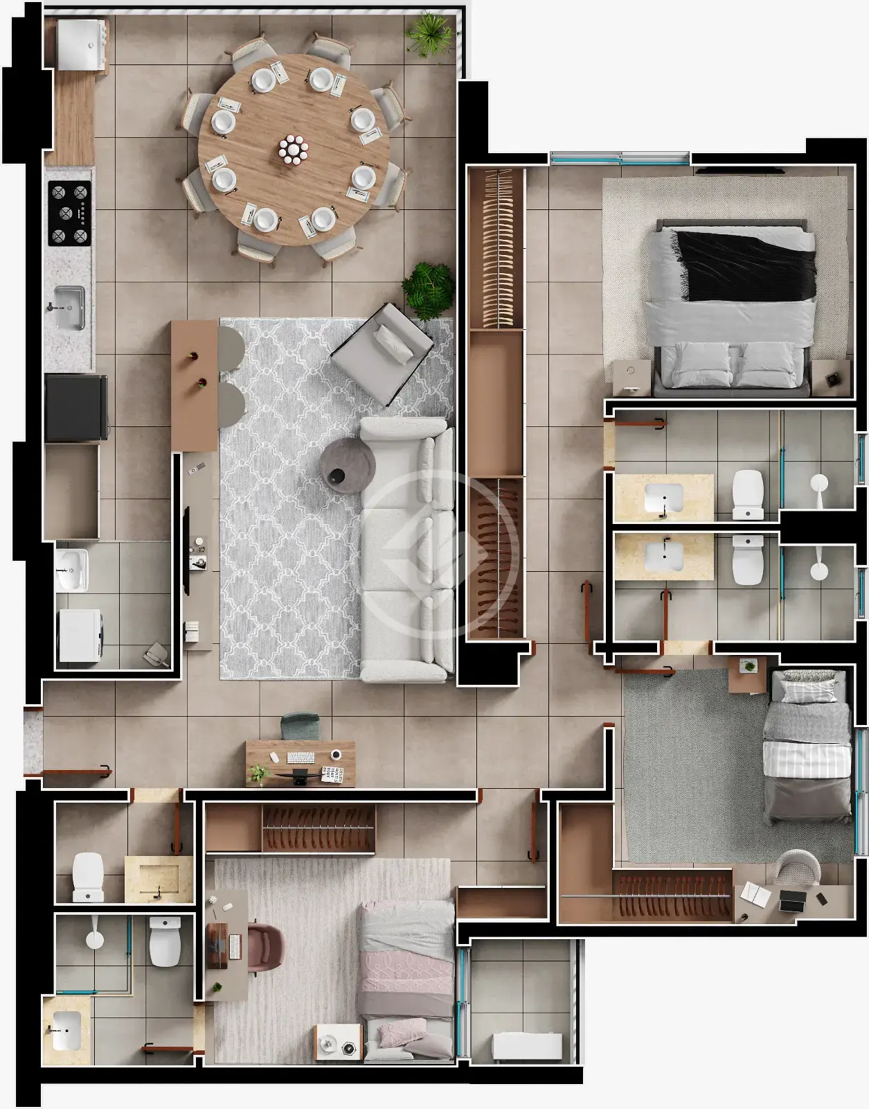 Image 2 - Apartamento em Setor Pedro Ludovico, Goiânia - GO