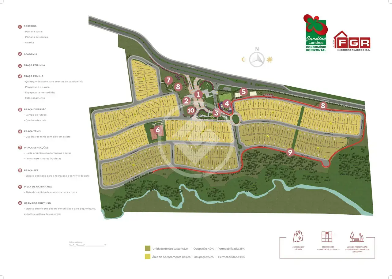 Imagem 1 - Terreno Condomínio em Residencial Jardins Londres, Goiânia - GO