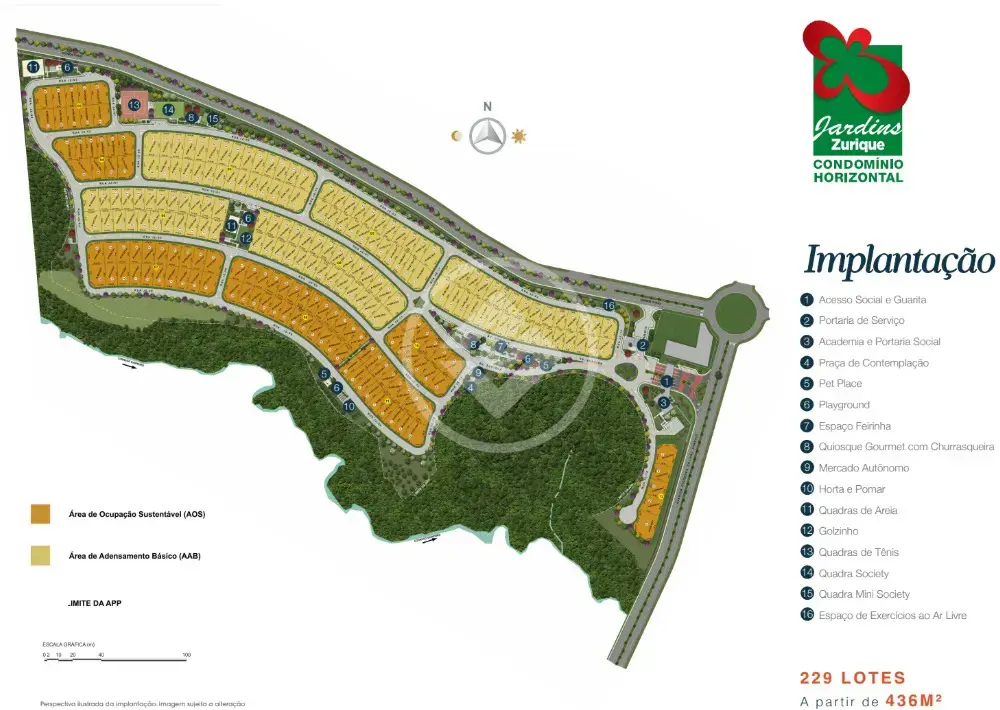 Imagem 1 - Terreno Condomínio em Jardins Zurique, Goiânia - GO