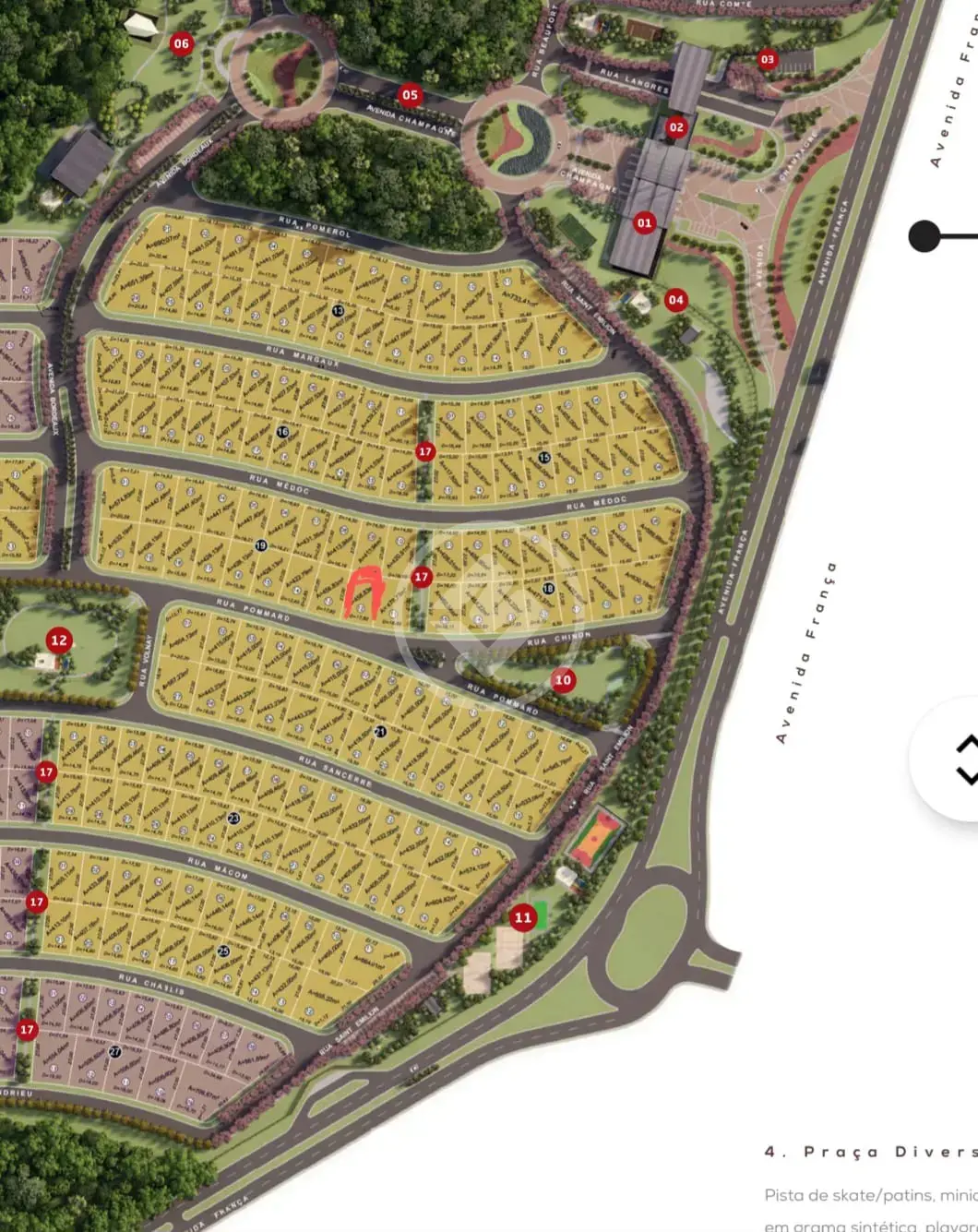 Imagem 1 - Terreno Condomínio em Jardins França, Goiânia - GO