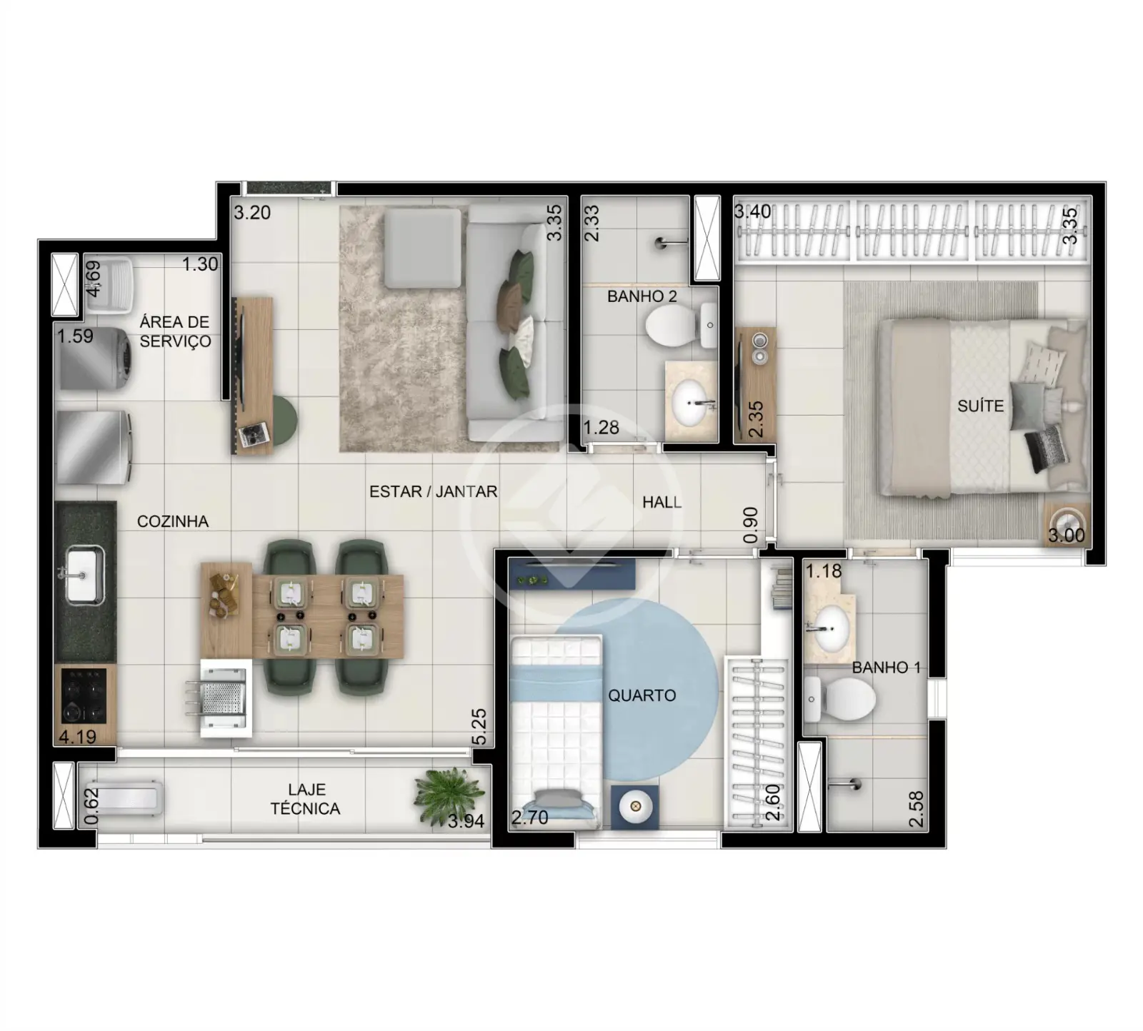 Apartamento Setor Bueno, Goiânia - GO — foto 1