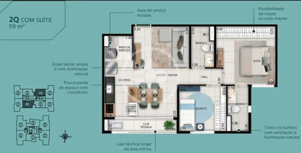 Imagem 2 - Apartamento em Setor Bueno, Goiânia - GO