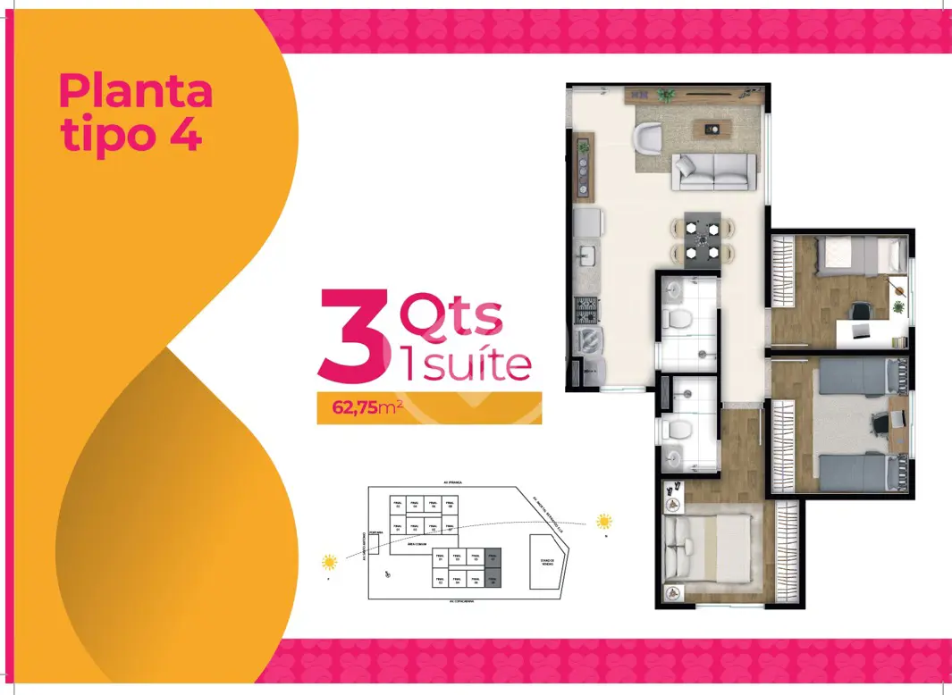 Apartamento Setor Serra Dourada - 3ª Etapa, Aparecida de Goiânia - GO — foto 2