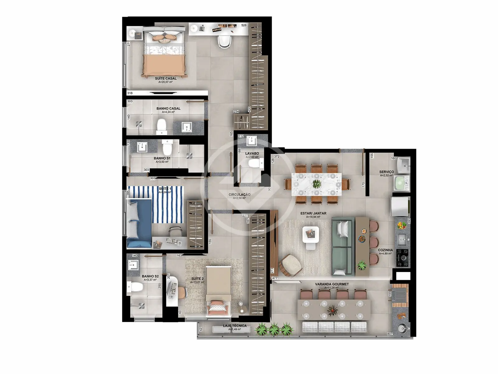 Apartamento Jardim Goiás, Goiânia - GO — foto 2
