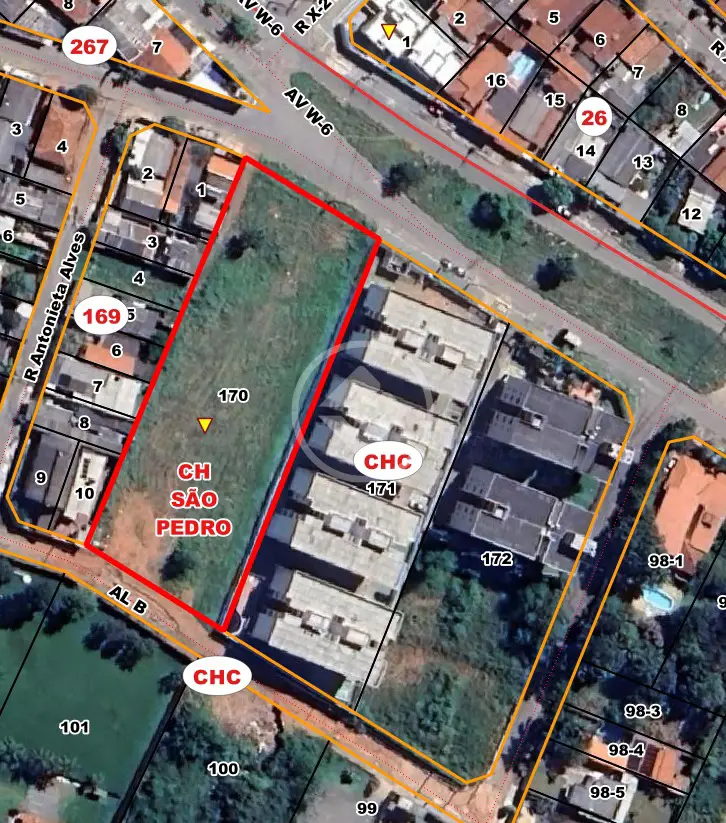 Terreno Chácaras São Pedro, Aparecida de Goiânia - GO — foto 1