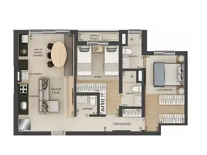 Apartamento Parque Baguaçu, Araçatuba - SP — foto 1