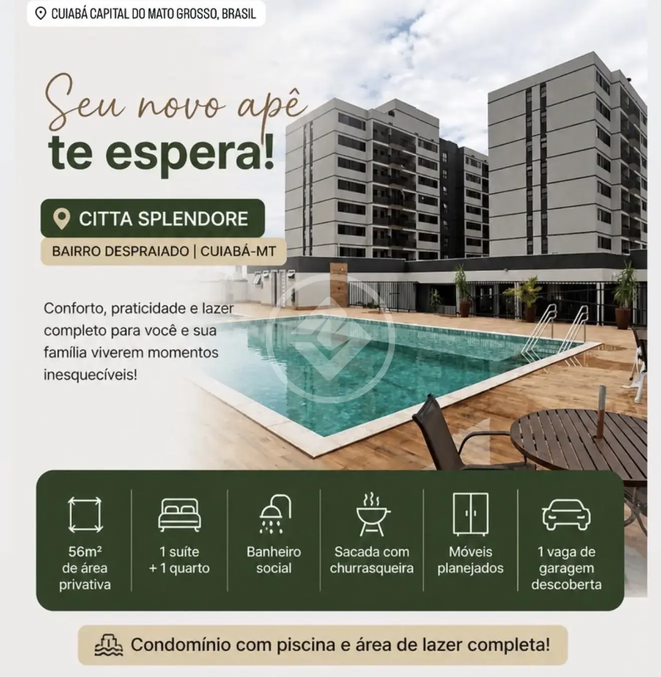 Imagem 1 - Apartamento em Despraiado, Cuiabá - MT