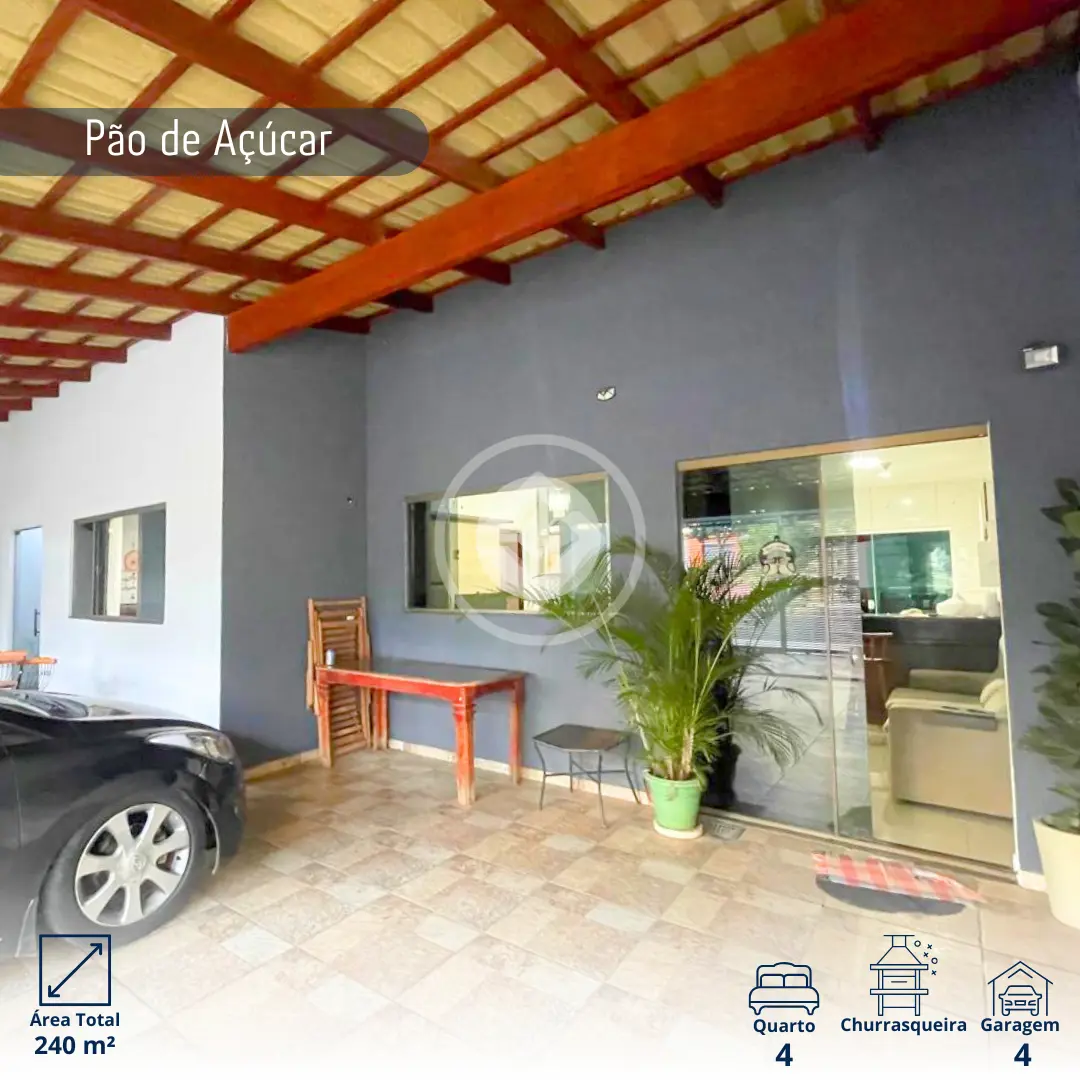 Imagem 1 - Casa em Pão-de-Açúcar, Araxá - MG