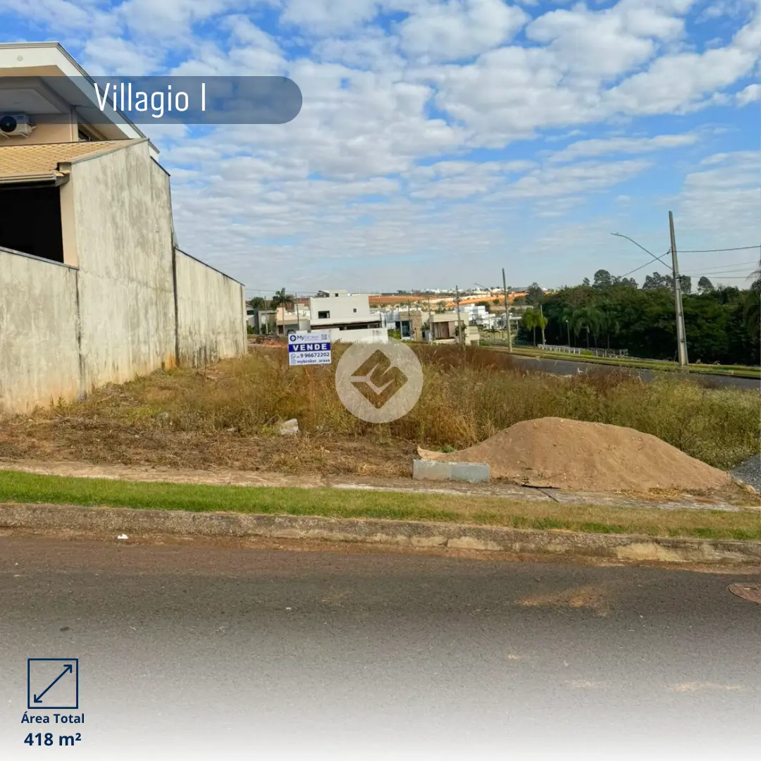 Terreno Condomínio Loteamento Residencial Villágio I, Araxá - MG — foto 1
