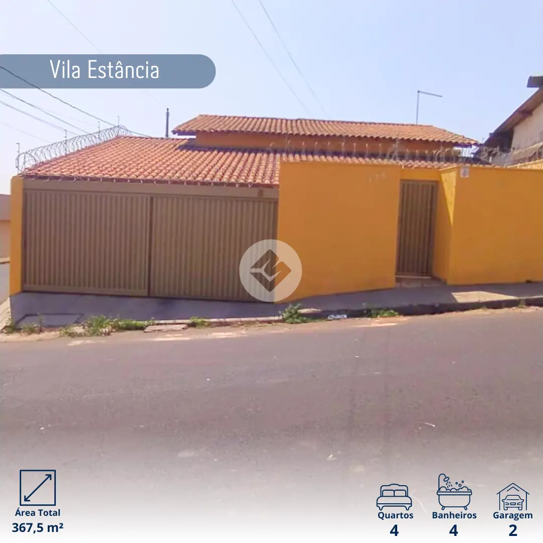 Imagem 1 - Casa em Vila Estância, Araxá - MG