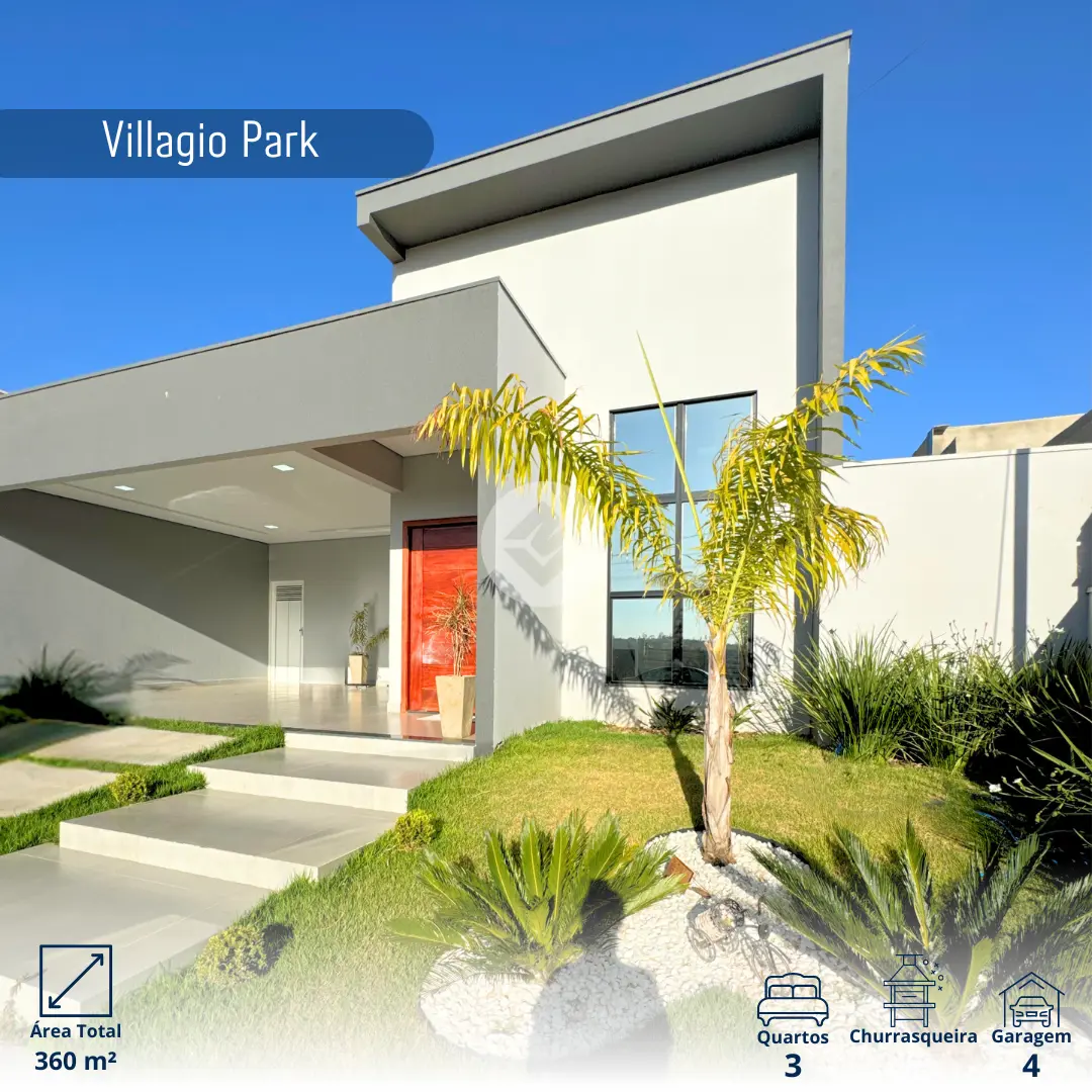 Casa Condomínio Loteamento Residencial Villágio I, Araxá - MG — foto 1