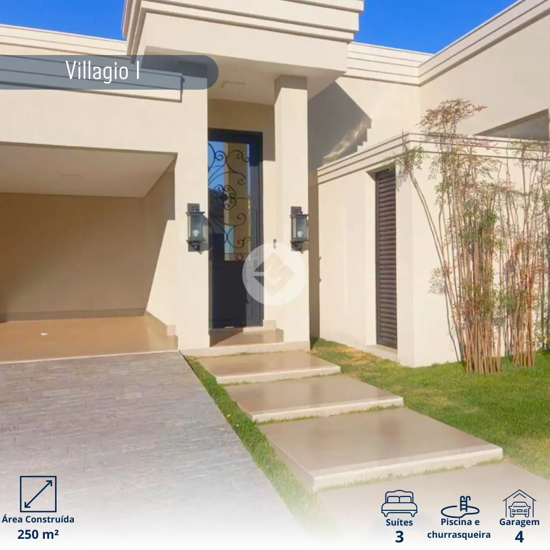 Casa Condomínio Loteamento Residencial Villágio I, Araxá - MG — foto 1