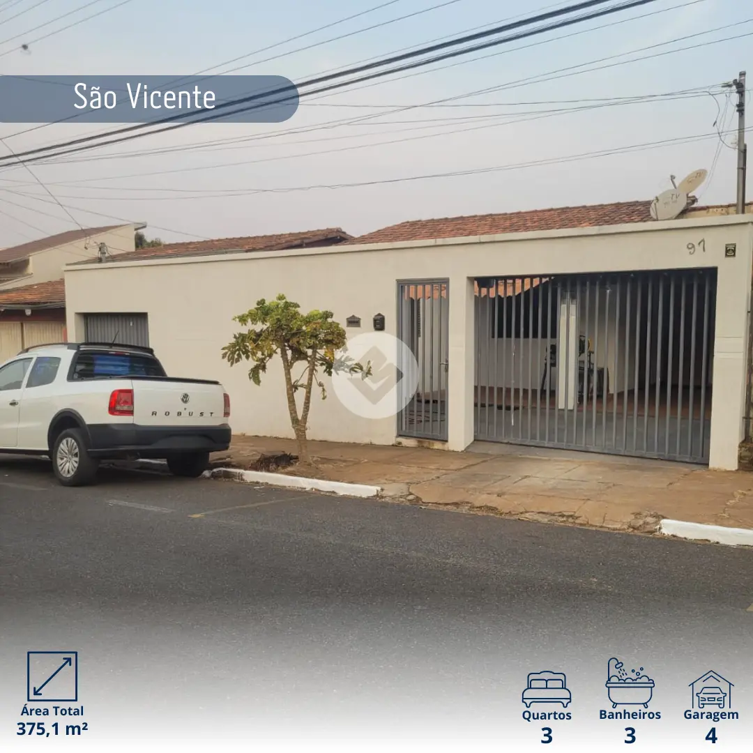 Imagem 1 - Casa em Vila Santa Terezinha, Araxá - MG