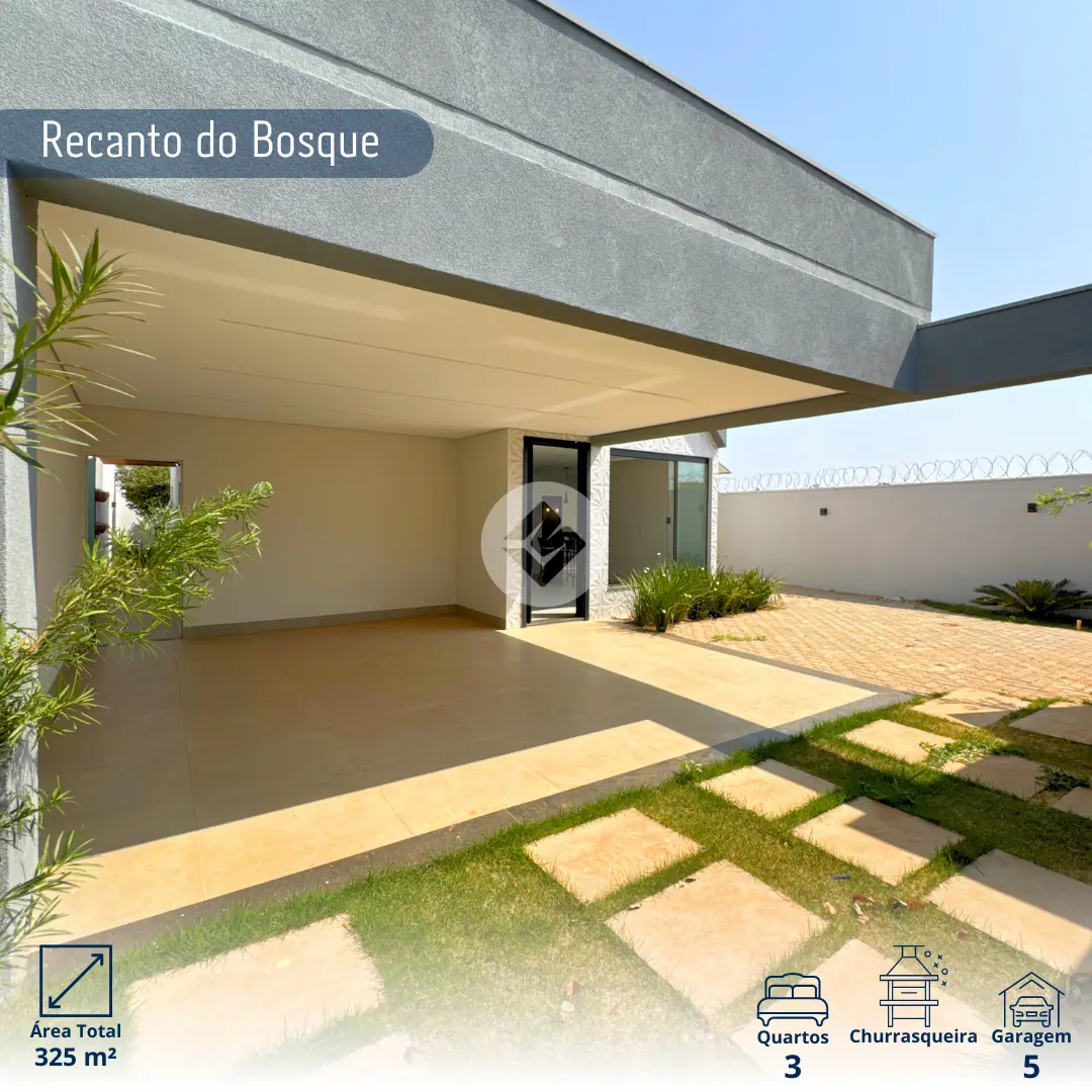 Imagem 1 - Casa em Recanto do Bosque, Araxá - MG