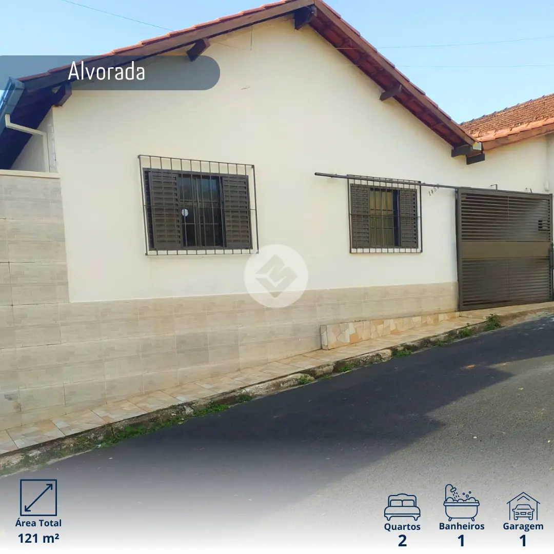 Imagem 1 - Casa em Alvorada, Araxá - MG