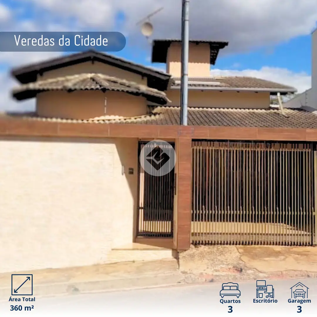 Imagem 1 - Casa em Veredas da Cidade, Araxá - MG