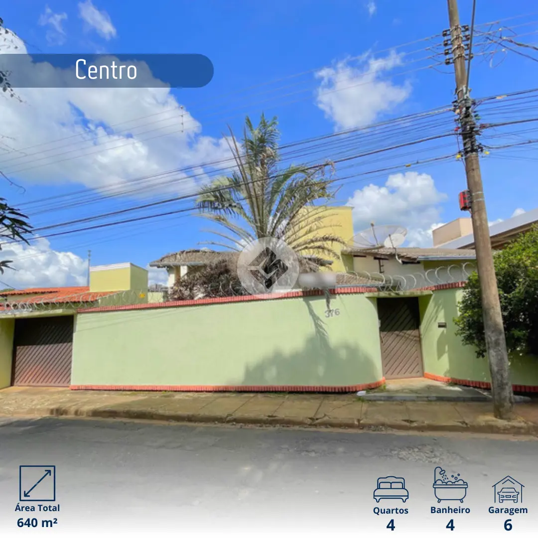 Imagem 1 - Sobrado em Centro, Araxá - MG