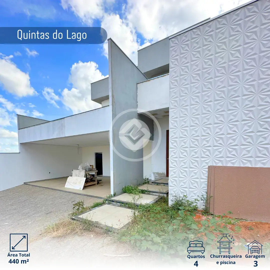 Imagem 1 - Casa Condomínio em Loteamento Quintas do Lago, Araxá - MG