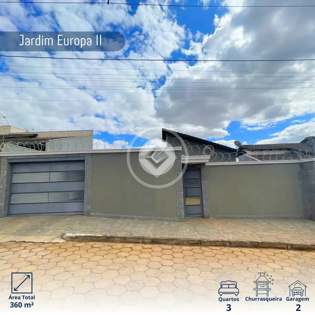 Imagem 1 - Casa em Jardim Europa, Araxá - MG