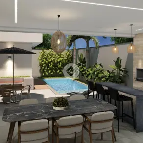 Imagem 2 - Casa Condomínio em Loteamento Residencial Villágio I, Araxá - MG