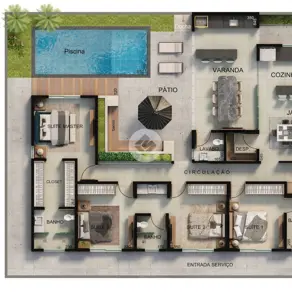 Imagem 3 - Casa Condomínio em Loteamento Residencial Villágio I, Araxá - MG