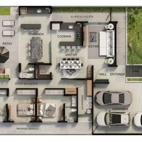 Imagem 4 - Casa Condomínio em Loteamento Residencial Villágio I, Araxá - MG
