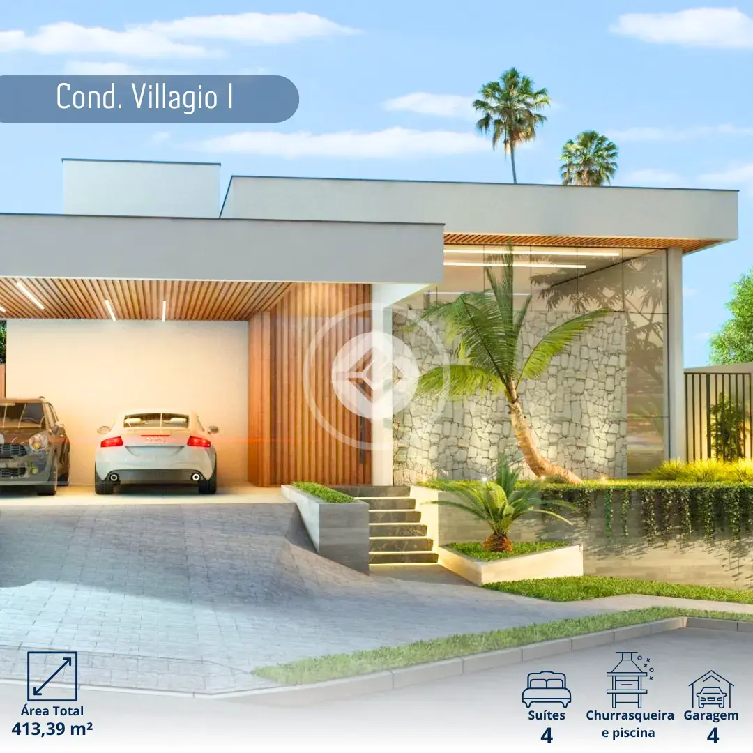 Imagem 1 - Casa Condomínio em Loteamento Residencial Villágio I, Araxá - MG