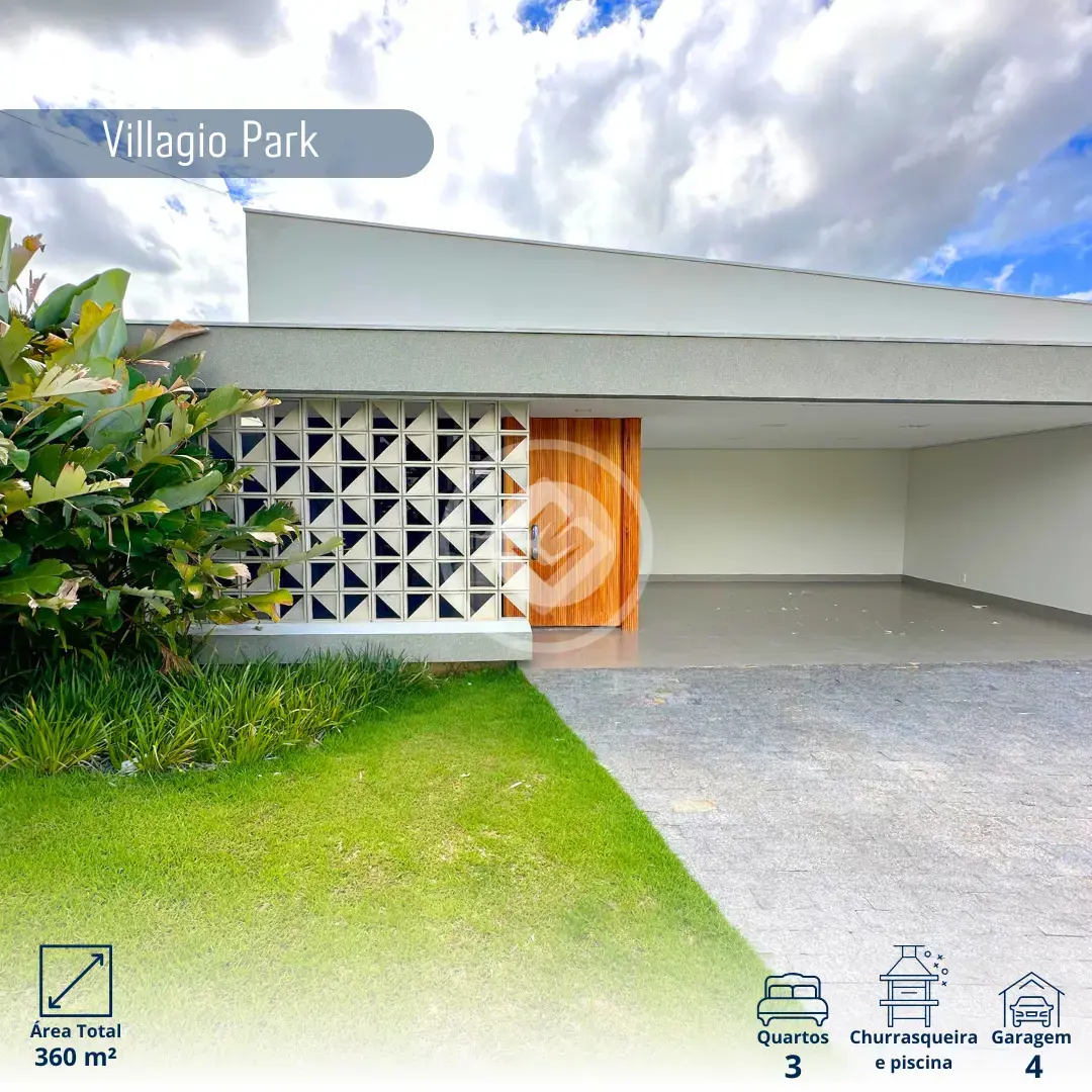 Imagem 1 - Casa Condomínio em Loteamento Residencial Condomínio Villágio II, Araxá - MG
