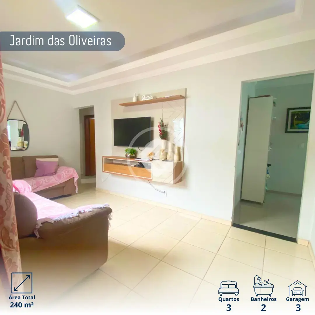 Imagem 1 - Casa em Residencial Jardim das Oliveiras, Araxá - MG