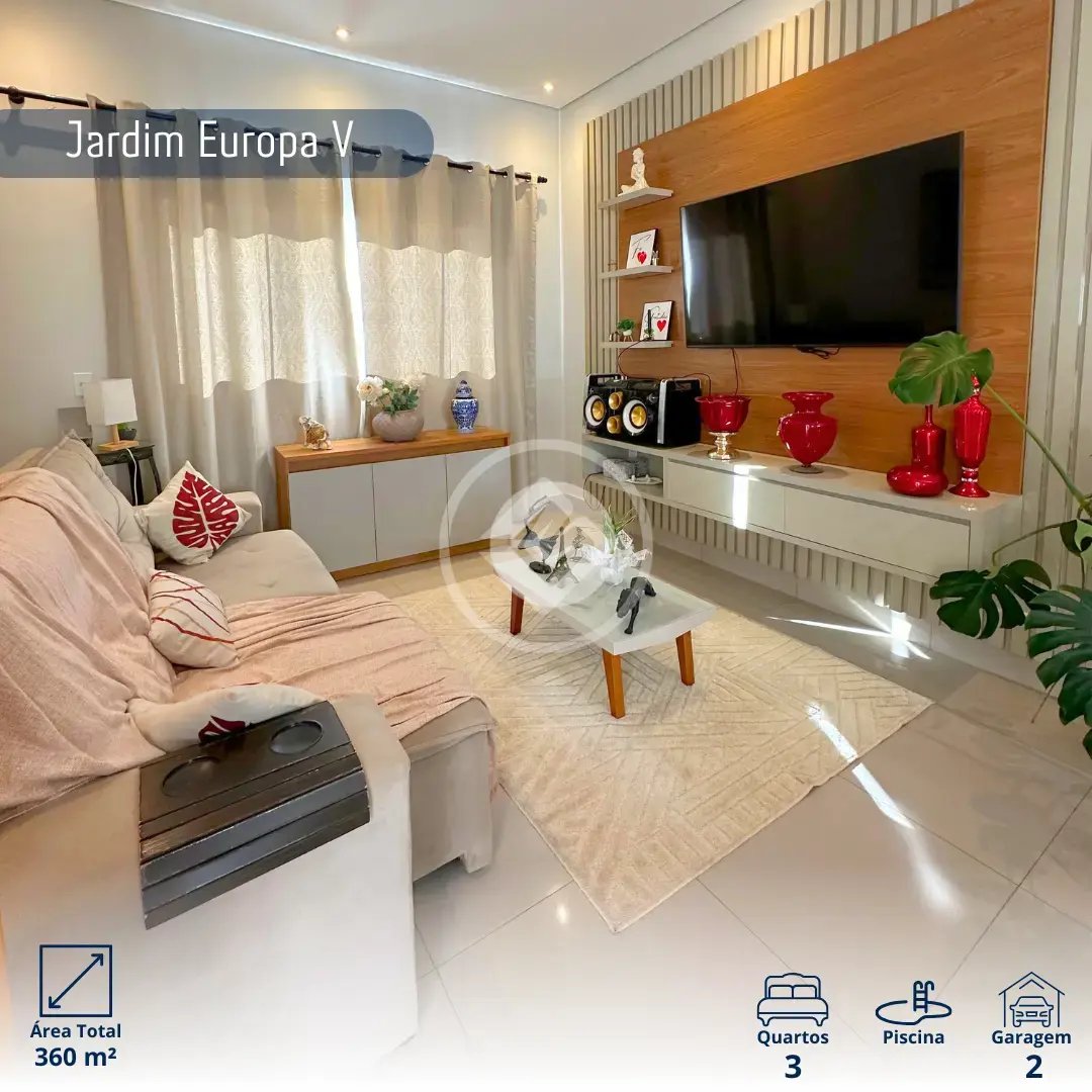 Imagem 1 - Casa em Jardim Europa V, Araxá - MG