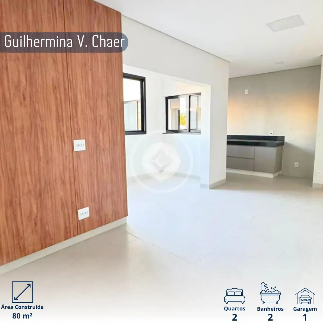 Imagem 1 - Apartamento em Guilhermina Vieira Chaer, Araxá - MG