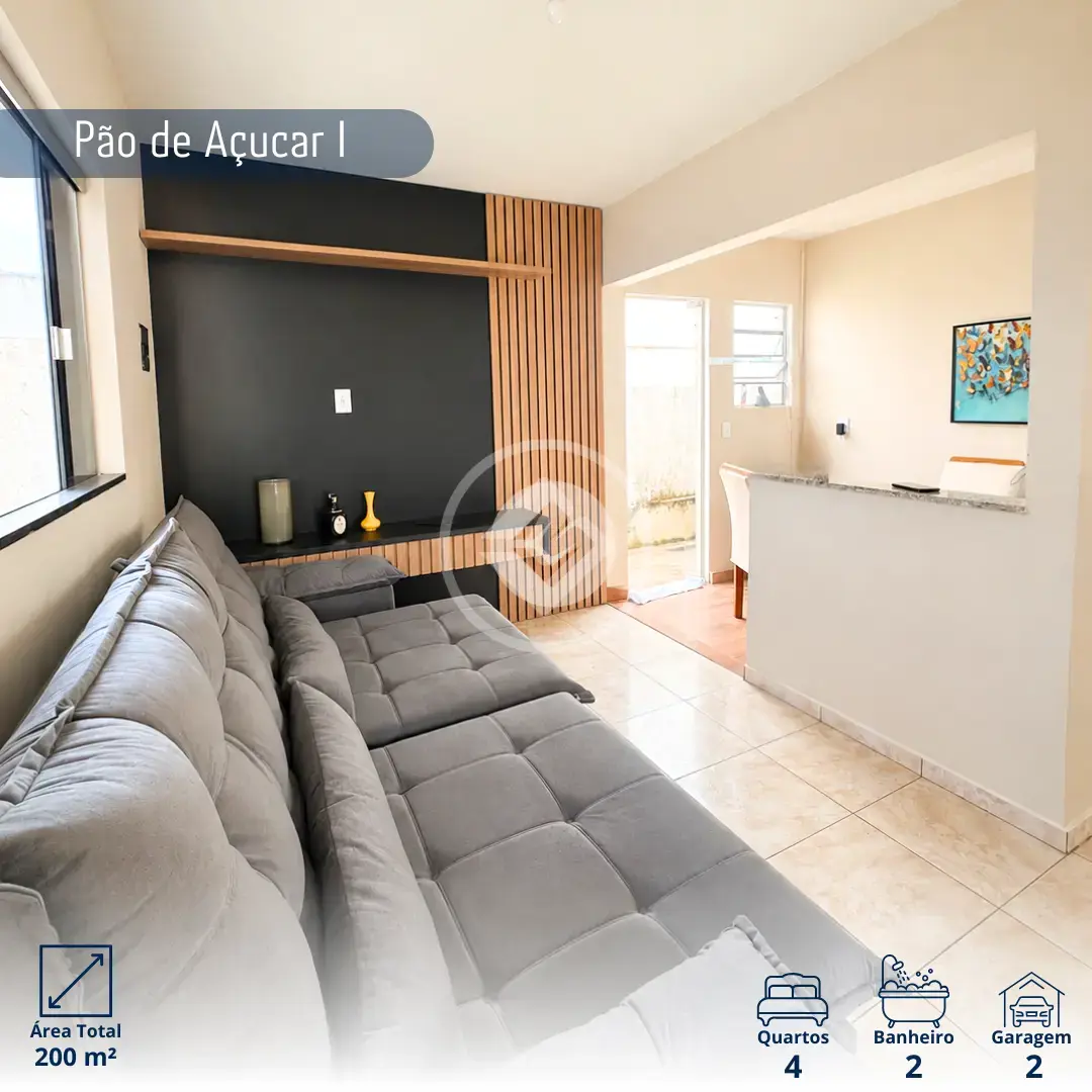 Imagem 1 - Casa em Pão-de-Açúcar, Araxá - MG