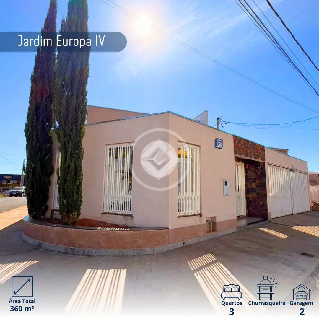 Imagem 1 - Casa em Jardim Europa IV, Araxá - MG