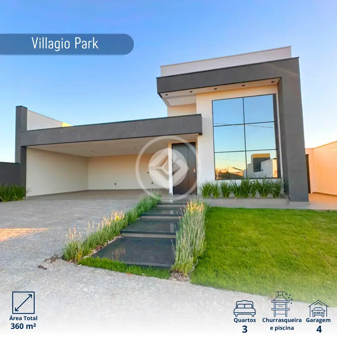 Imagem 1 - Casa Condomínio em Villágio Park, Araxá - MG
