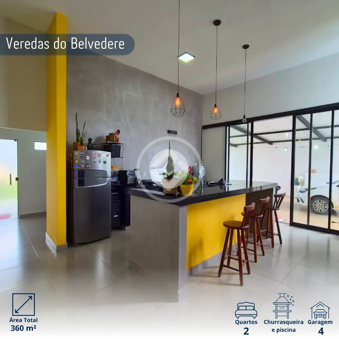 Imagem 1 - Casa em Veredas do Belvedere, Araxá - MG