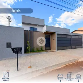 Casa Loteamento Residencial Solaris, Araxá - MG — foto 1
