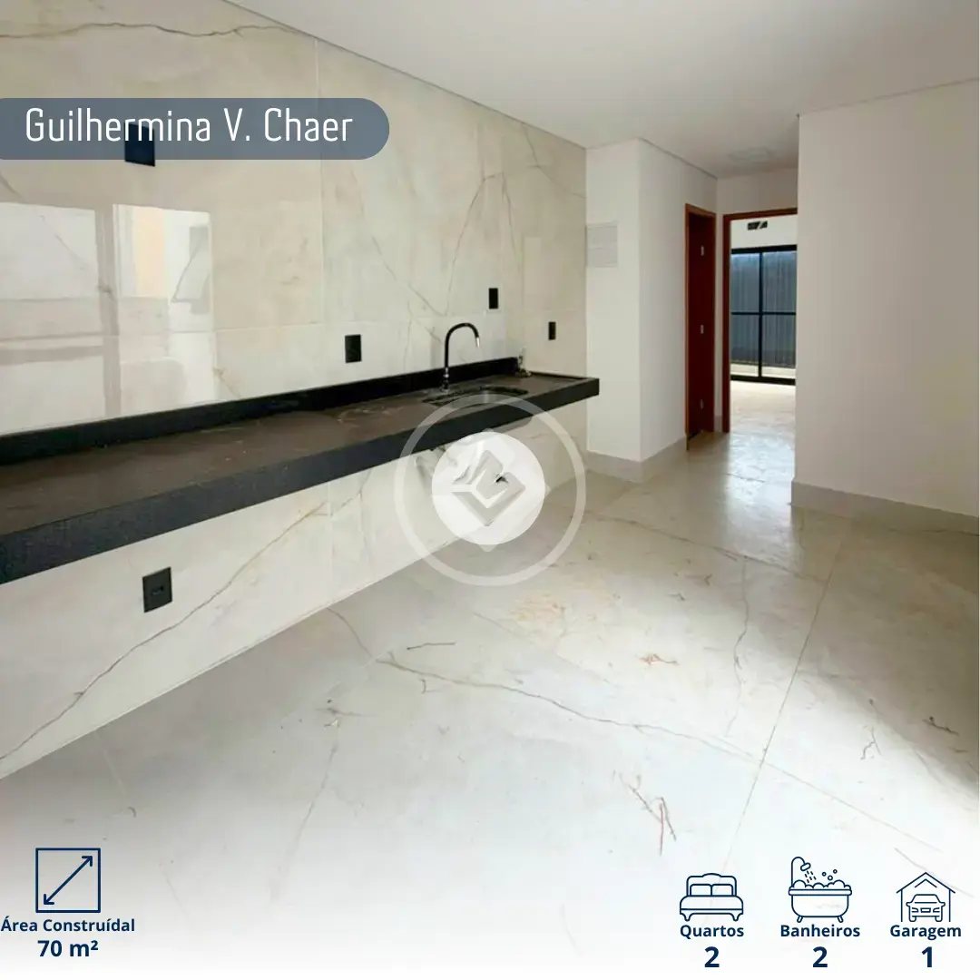 Imagem 1 - Apartamento em Guilhermina Vieira Chaer, Araxá - MG