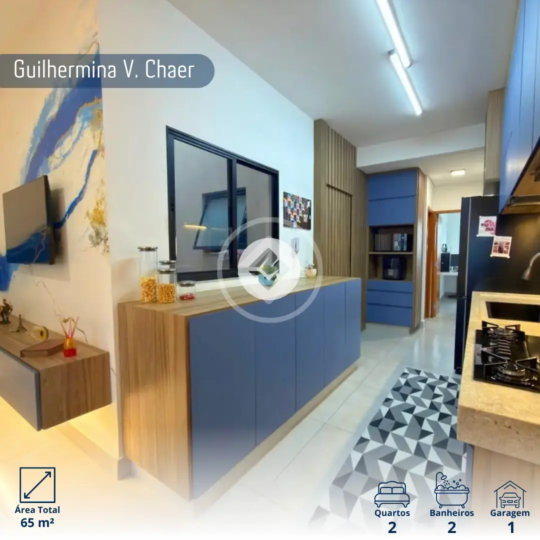 Imagem 1 - Apartamento em Guilhermina Vieira Chaer, Araxá - MG