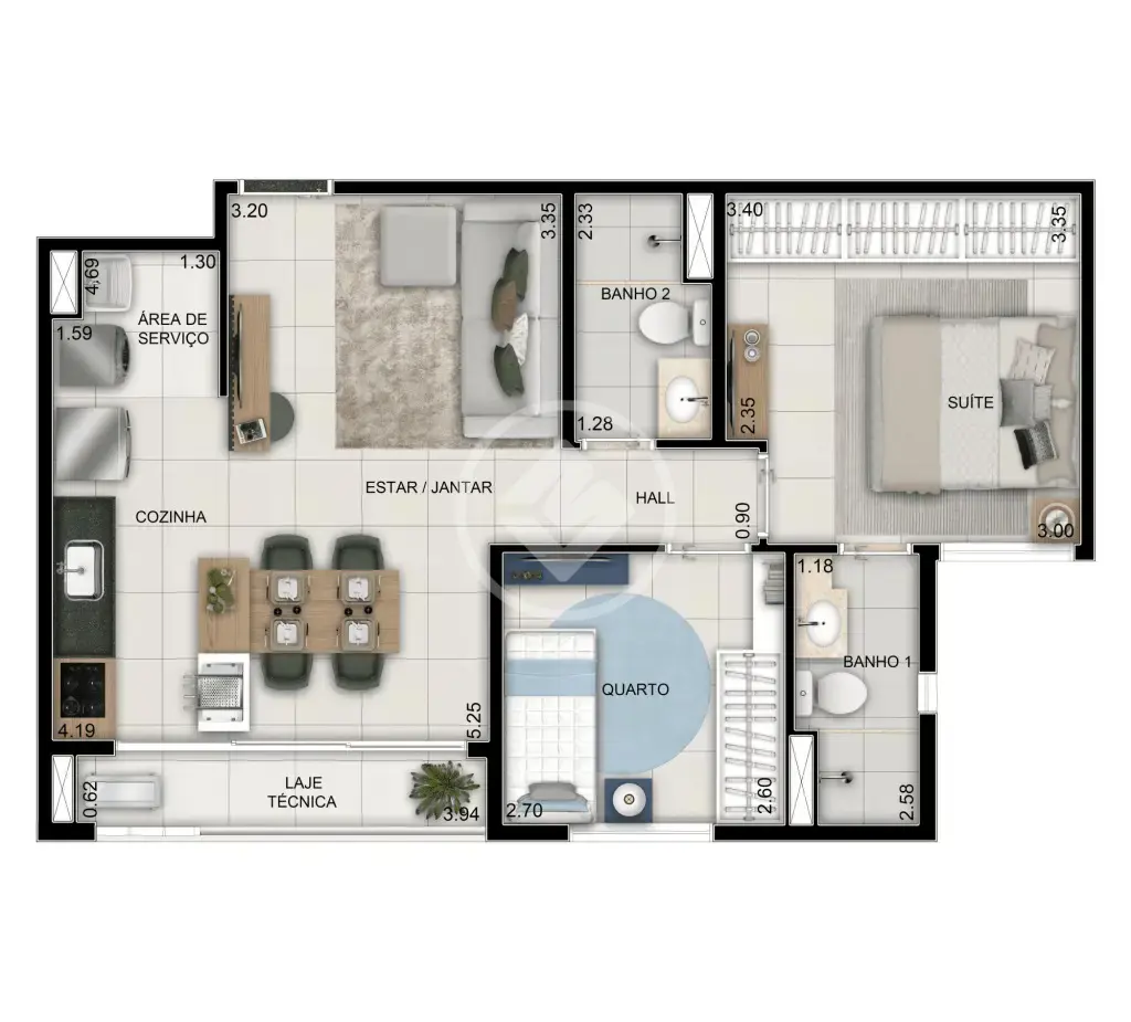 Imagem 1 - Apartamento em Setor Bueno, Goiânia - GO