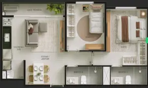 Imagem 3 - Apartamento em Serrinha, Goiânia - GO