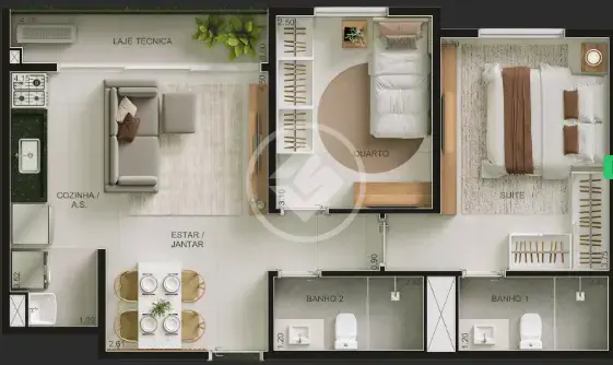 Imagem 3 - Apartamento em Serrinha, Goiânia - GO