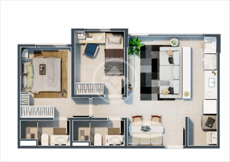 Imagem 3 - Apartamento em Vila Rosa, Goiânia - GO